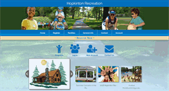 Desktop Screenshot of hopkintonrec.com